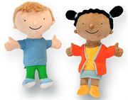 Groei mee met Cas en Lisa - Poppenset 2e kleuterklas